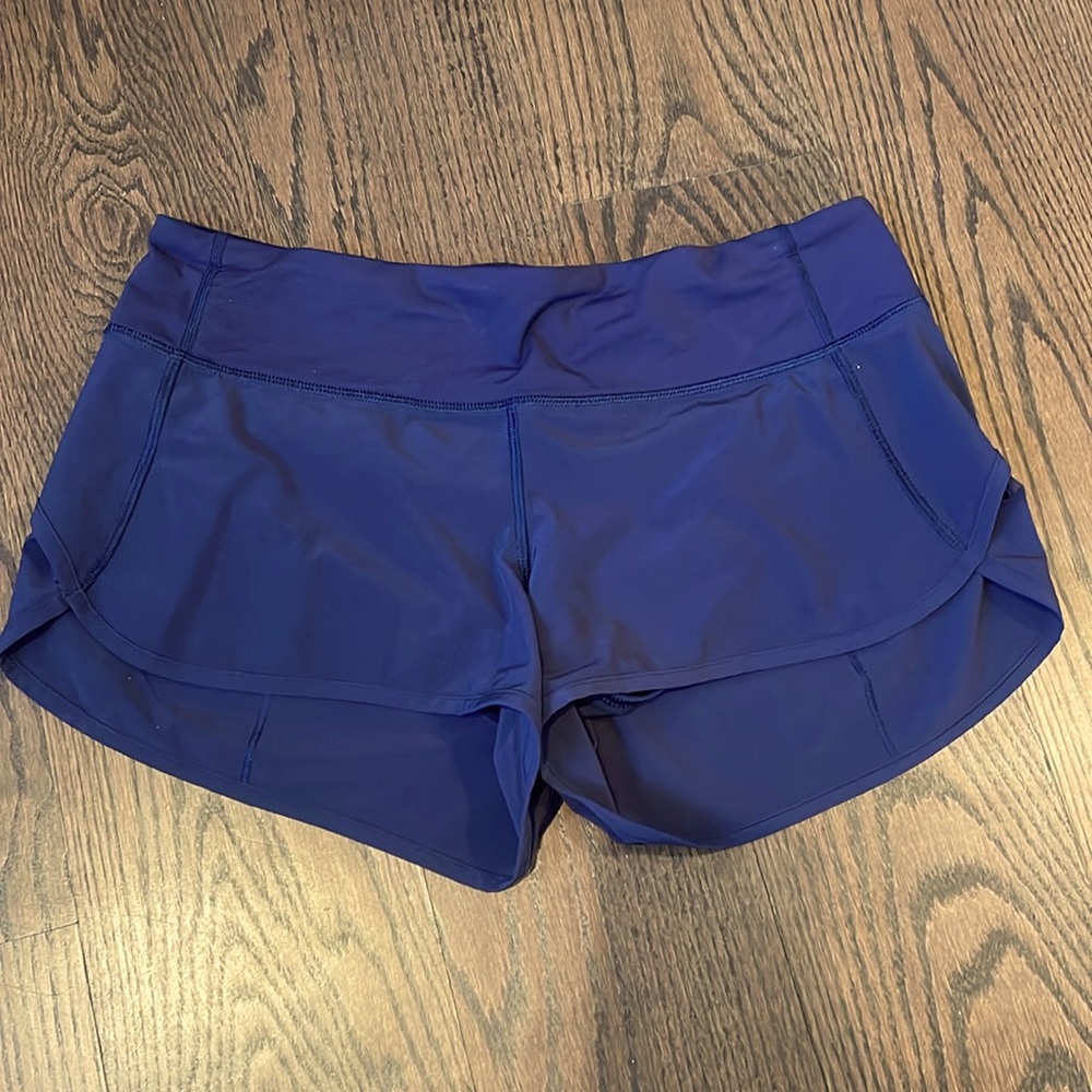 Lululemon Speed Up Low-Rise Lined Short 2.5"- Navy